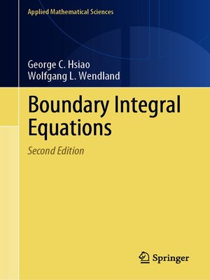 cover image of Boundary Integral Equations